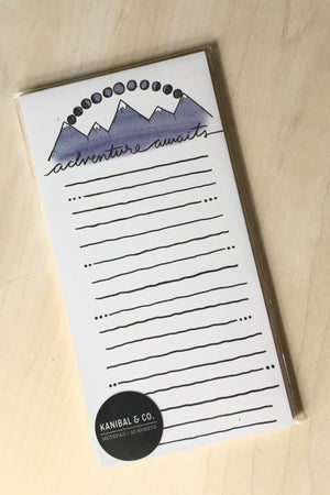 Adventure Awaits (Mountains) Notepad