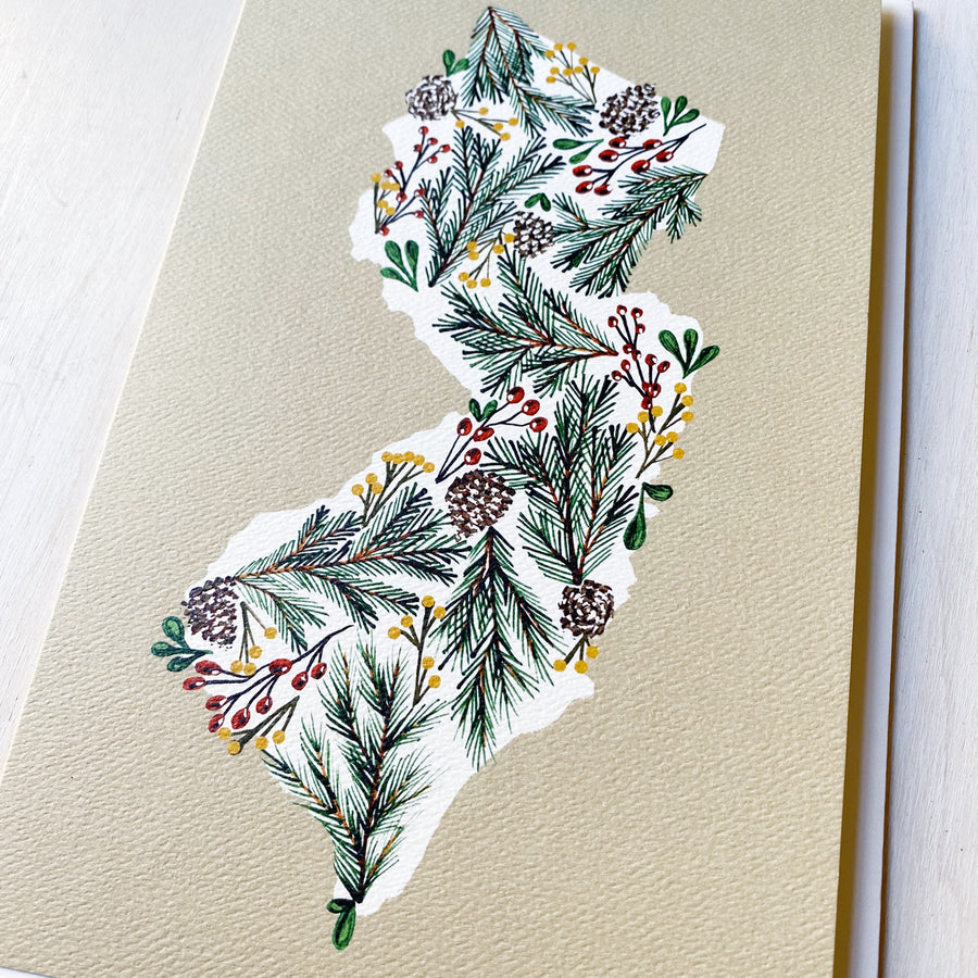 Card/Print: Winter Floral, Once Upon A Laurén