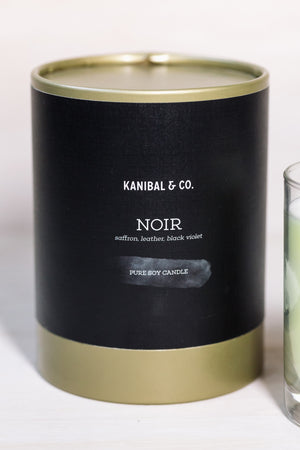 Noir scented candle, box