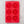 Red rectangular silicon baking tray with 6 round holes for donut mix
