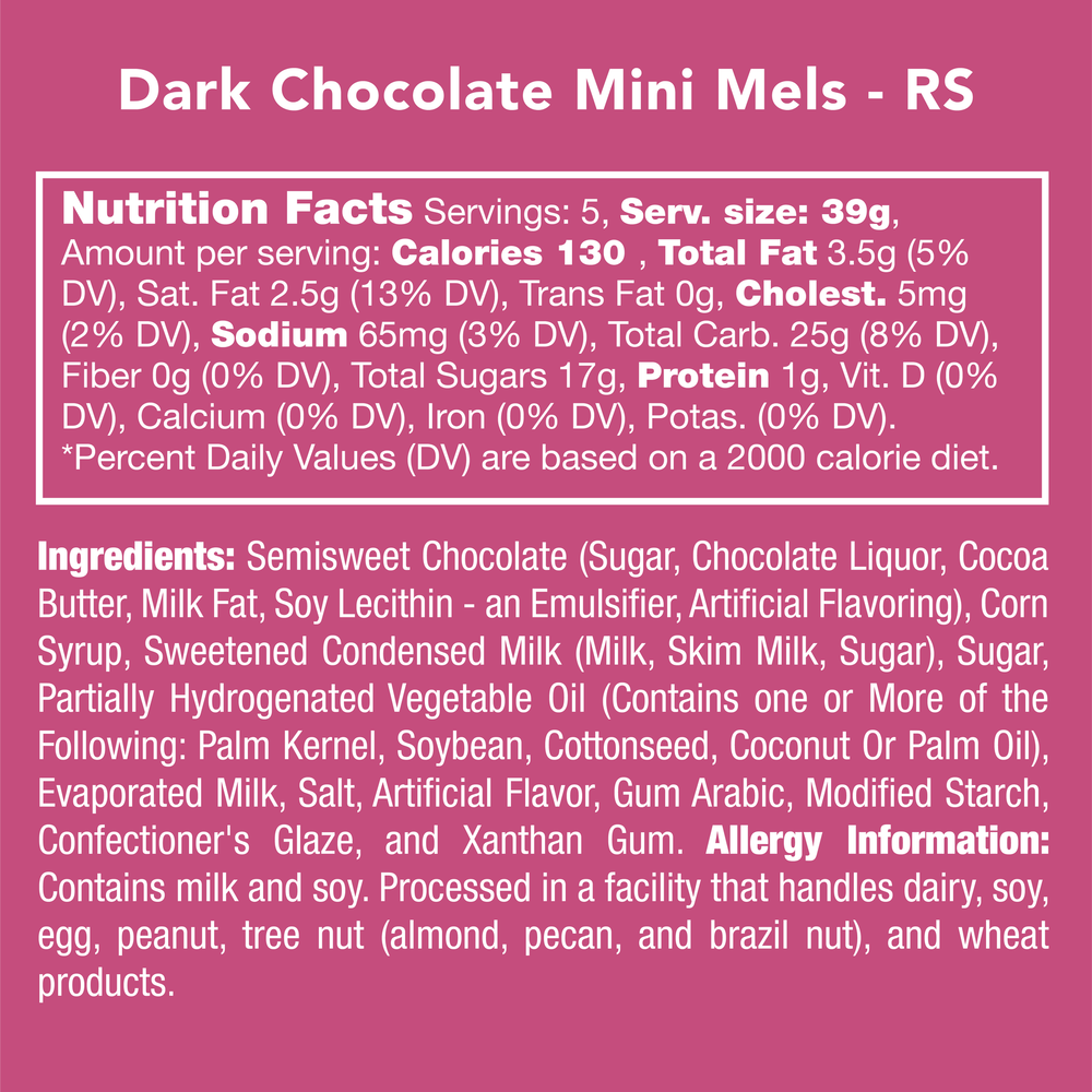 Nutrition Facts & ingredients