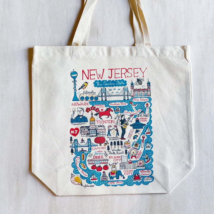 Tote: New Jersey Map