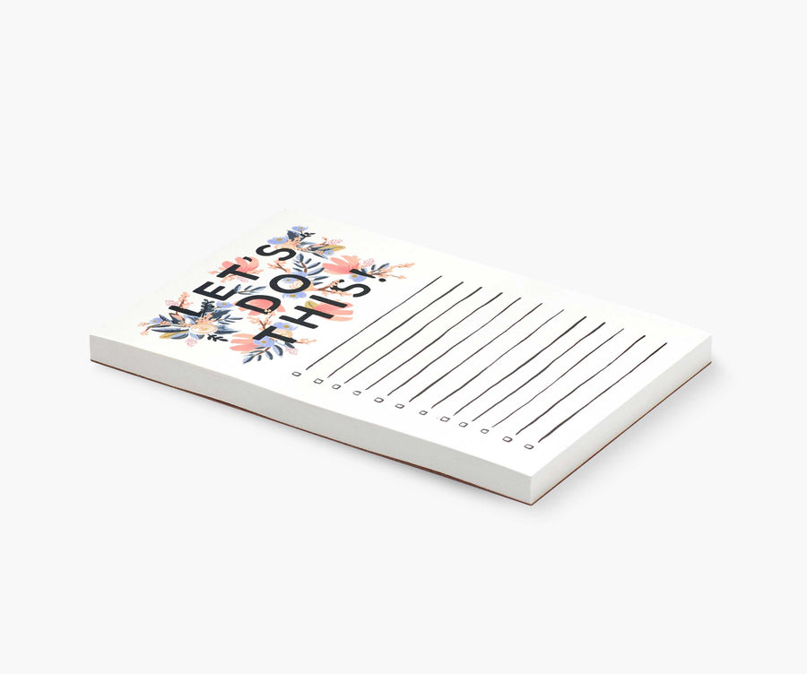 Checklist Notepad: Let's Do This